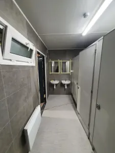 Hochwertiger Damen/Herren WC Container – Bild 2